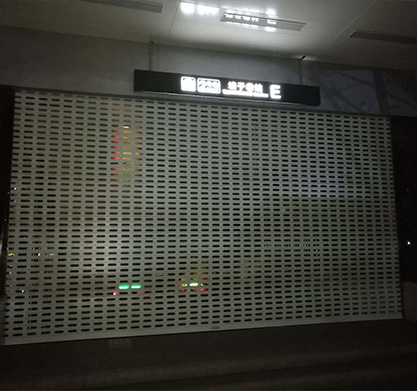 铝合金空花卷帘门 铝合金空花卷帘门